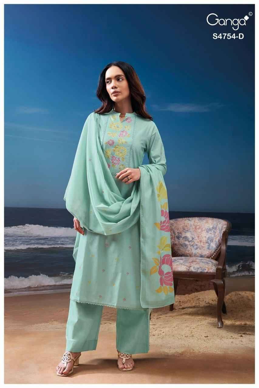 GRESMITA 4754 Series By Ganga Fashion Beautiful Festive Suits Stylish Colorful Fancy Casual Wear & Ethnic Wear PREMIUM COTTON Dresses At Wholesale Price
